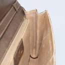 GUCCI GG Supreme Shoulder Bag PVC Beige Gold 904 02 050 Auth ep12144-18