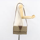 GUCCI GG Supreme Shoulder Bag PVC Beige Gold 904 02 050 Auth ep12144-23