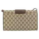 GUCCI GG Supreme Shoulder Bag PVC Beige Gold 904 02 050 Auth ep12144-3