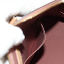 LOUIS VUITTON Monogram Vernis Alma PM Hand Bag Beige Poodle M91751 Auth ep12145A-23