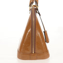 LOUIS VUITTON Monogram Vernis Alma PM Hand Bag Beige Poodle M91751 Auth ep12145A-4