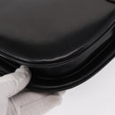 GUCCI Shoulder Bag Leather Black Gold Auth ep12147-16