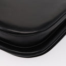 GUCCI Shoulder Bag Leather Black Gold Auth ep12147-17