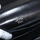 GUCCI Shoulder Bag Leather Black Gold Auth ep12147-12