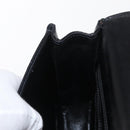 GUCCI Shoulder Bag Leather Black Gold Auth ep12147-21