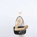 GUCCI Shoulder Bag Leather Black Gold Auth ep12147-23