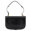 GUCCI Shoulder Bag Leather Black Gold Auth ep12147-2
