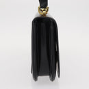 GUCCI Shoulder Bag Leather Black Gold Auth ep12147-4