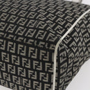 FENDI Zucchino Canvas Tote Bag Black Auth ep12149-9