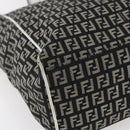 FENDI Zucchino Canvas Tote Bag Black Auth ep12149-14