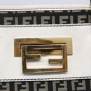 FENDI Zucchino Canvas Tote Bag Black Auth ep12149-17