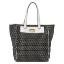 FENDI Zucchino Canvas Tote Bag Black Auth ep12149-13
