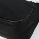 PRADA Hand Bag Nylon Black Silver Auth ep12152-9