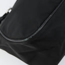 PRADA Hand Bag Nylon Black Silver Auth ep12152-14