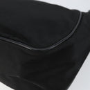 PRADA Hand Bag Nylon Black Silver Auth ep12152-15