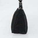 PRADA Hand Bag Nylon Black Silver Auth ep12152-3