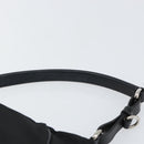 PRADA Hand Bag Nylon Black Silver Auth ep12152-8