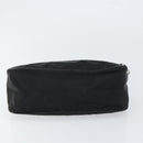PRADA Hand Bag Nylon Black Silver Auth ep12152-5