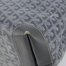 GOYARD Herringbone Belcious PM Tote Bag PVC Leather Gray Auth ep12155-12