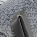 GOYARD Herringbone Belcious PM Tote Bag PVC Leather Gray Auth ep12155-13