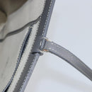 GOYARD Herringbone Belcious PM Tote Bag PVC Leather Gray Auth ep12155-15