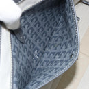 GOYARD Herringbone Belcious PM Tote Bag PVC Leather Gray Auth ep12155-19
