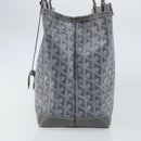GOYARD Herringbone Belcious PM Tote Bag PVC Leather Gray Auth ep12155-5