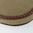 GUCCI Bamboo Hand Bag Canvas Beige 109129 Auth ep12156-11