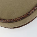 GUCCI Bamboo Hand Bag Canvas Beige 109129 Auth ep12156-12