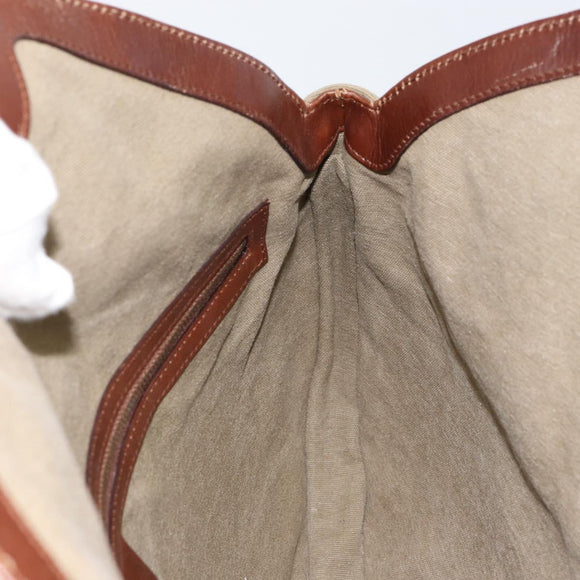 GUCCI Bamboo Hand Bag Canvas Beige 109129 Auth ep12156