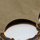 GUCCI Bamboo Hand Bag Canvas Beige 109129 Auth ep12156-6