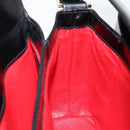 GUCCI Hand Bag Leather Black Gold 000 1448 1269 Auth ep12157-18