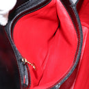 GUCCI Hand Bag Leather Black Gold 000 1448 1269 Auth ep12157-19