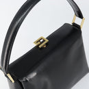 GUCCI Hand Bag Leather Black Gold 000 1448 1269 Auth ep12157-6
