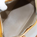 LOUIS VUITTON Monogram Vernis Houston Hand Bag Beige M91004 LV Auth ep12158-11