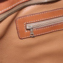 CELINE Macadam Canvas Tote Bag PVC Leather Brown Gold Auth ep12161-17