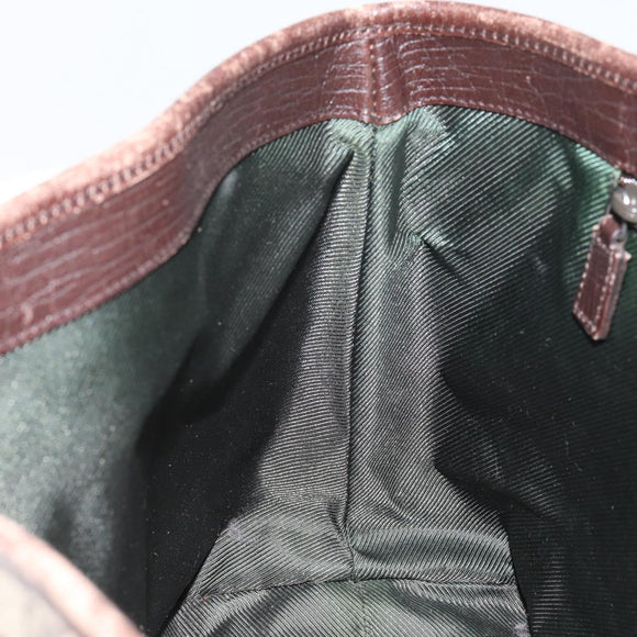 GUCCI GG Supreme Tote Bag PVC Beige Silver 114595 Auth ep12164