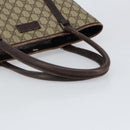 GUCCI GG Supreme Tote Bag PVC Beige Silver 114595 Auth ep12164-7
