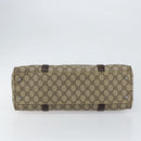 GUCCI GG Supreme Tote Bag PVC Beige Silver 114595 Auth ep12164-5