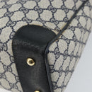 GUCCI GG Supreme Sherry Line Hand Bag PVC Navy Red 378 002 4466 Auth ep12166-15