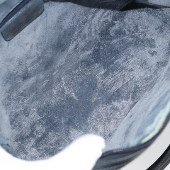 GUCCI GG Supreme Sherry Line Hand Bag PVC Navy Red 378 002 4466 Auth ep12166