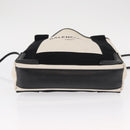 BALENCIAGA Navy Cabas XS Hand Bag Leather 2way White Silver 390346 Auth ep12167-11