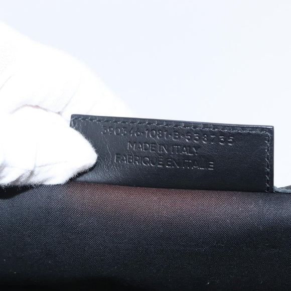 BALENCIAGA Navy Cabas XS Hand Bag Leather 2way White Silver 390346 Auth ep12167