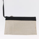 BALENCIAGA Navy Cabas XS Hand Bag Leather 2way White Silver 390346 Auth ep12167-21