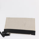 BALENCIAGA Navy Cabas XS Hand Bag Leather 2way White Silver 390346 Auth ep12167-22