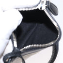 BALENCIAGA Navy Cabas XS Hand Bag Leather 2way White Silver 390346 Auth ep12167-23