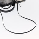 BALENCIAGA Navy Cabas XS Hand Bag Leather 2way White Silver 390346 Auth ep12167-9