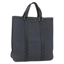 GUCCI GG Supreme Hand Bag PVC Black 322072 Auth ep12169-1