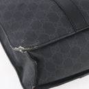 GUCCI GG Supreme Hand Bag PVC Black 322072 Auth ep12169-11