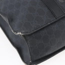 GUCCI GG Supreme Hand Bag PVC Black 322072 Auth ep12169-13